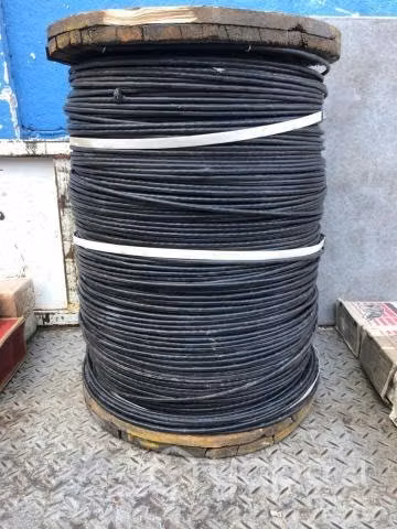 Carrete de alambre de acero 1000mt 3/16 forro goma