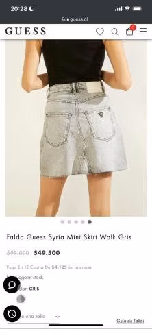 Mini faldas guess originales