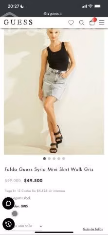 Mini faldas guess originales