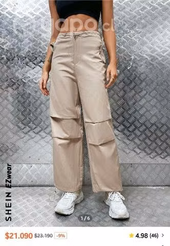 Pantalones jogger con cordón