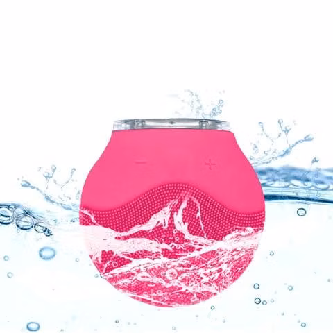 Limpieza y Masaje Ultrasónico Cuerpo y Rostro Rosa