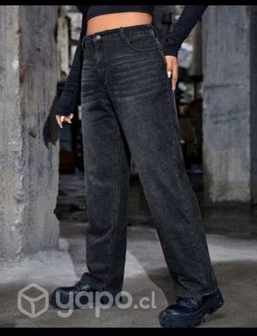 Jeans Negros Talla grande - Imagen 4