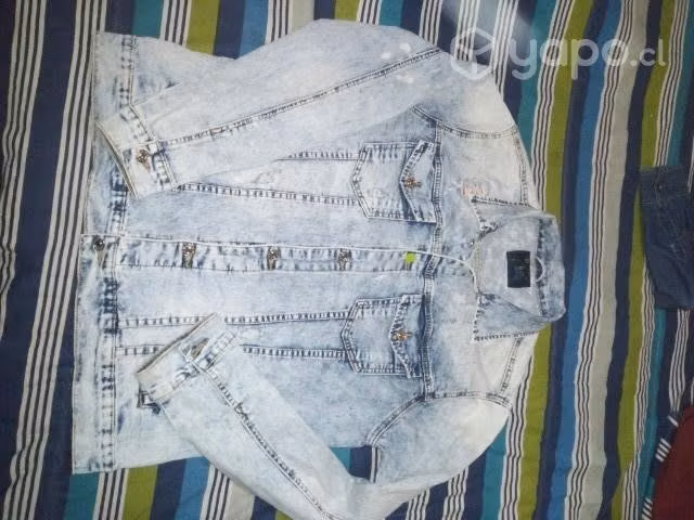 Camisa de mezclilla pepejeans poleron adidas