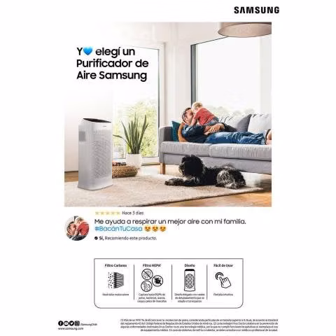Purificador de aire SAMSUNG 60 m2