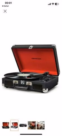 Tornamesa Cruiser Delixe Bk - Crosley
