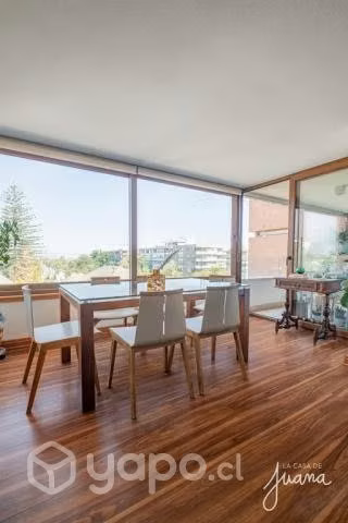 Mesa de comedor cubierta vidrio para 6 personas