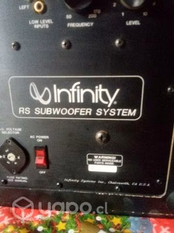 Subwoofer infinity