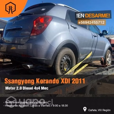 Manguera admision ssangyong korando XDI 2011