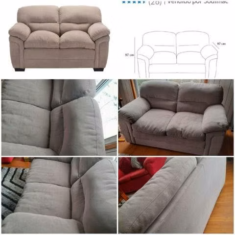 Sillón dos cuerpos