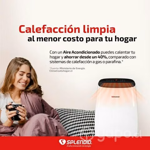 Aire acondicionado portatil 12000BTU splendid
