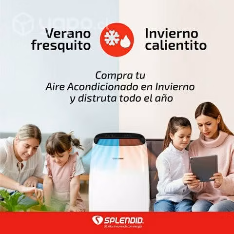Aire acondicionado portatil 12000BTU splendid