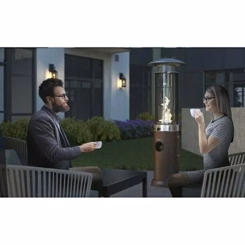 Estufa gas Cilíndrica exterior