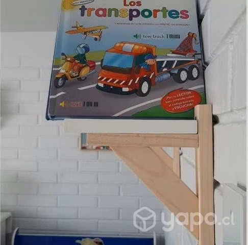 Repisas con escuadras en Madera