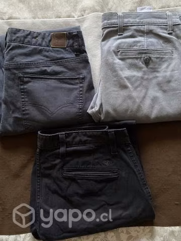 Pantalones vestir hombre