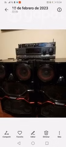 Equipo de música deck