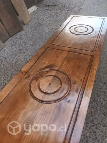 Hermoso Respaldo de Madera 2P