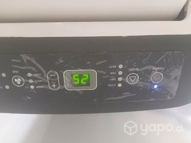 Aire portátil frío y caliente de 1200 btu