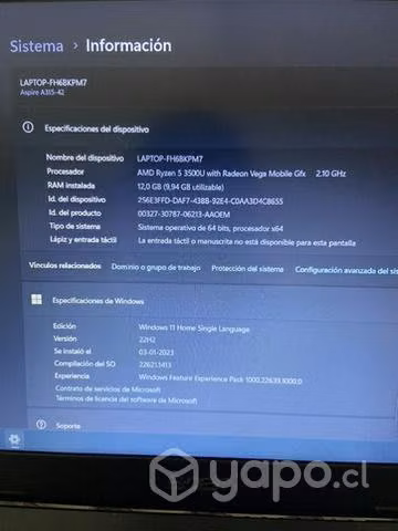 Notebook Acer