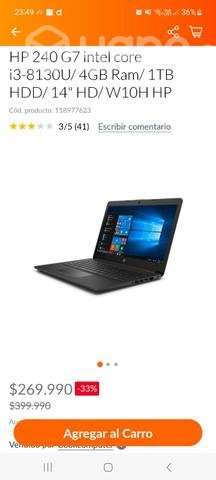 Notebook hp 240 G7 i3 - Imagen 6