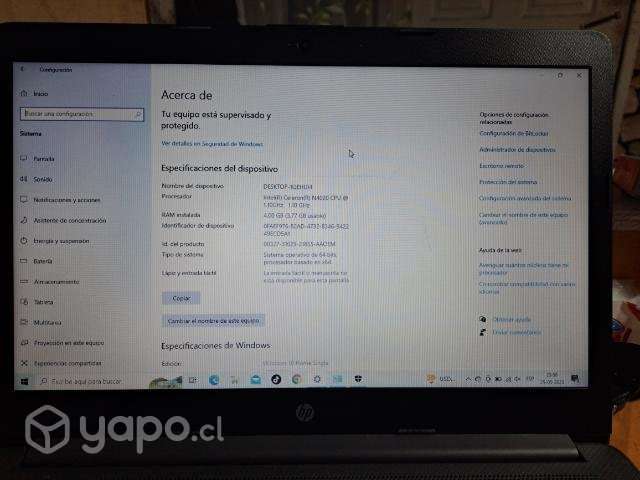 Notebook hp 240 G7 i3 - Imagen 5