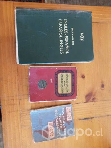 3 Diccionarios español ingles buen estado