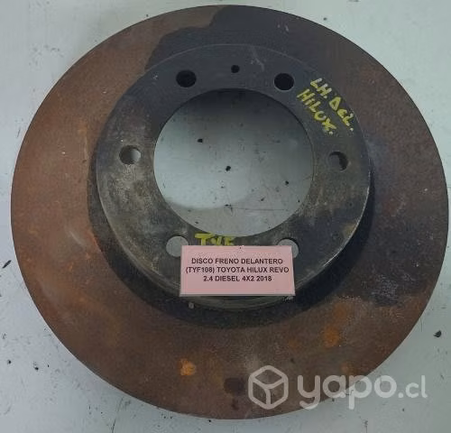 Disco Freno Delantero (TYF108) Toyota Hilux Revo