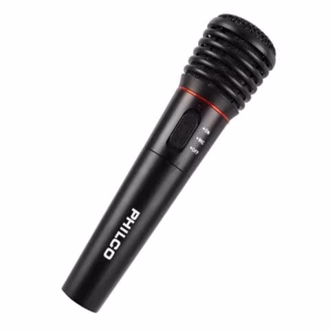 Micrófono inalambrico/alambrico, 2 en 1. philco