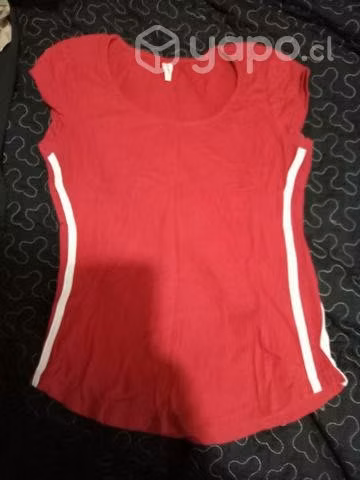 Polera corta roja talla S - Imagen 3