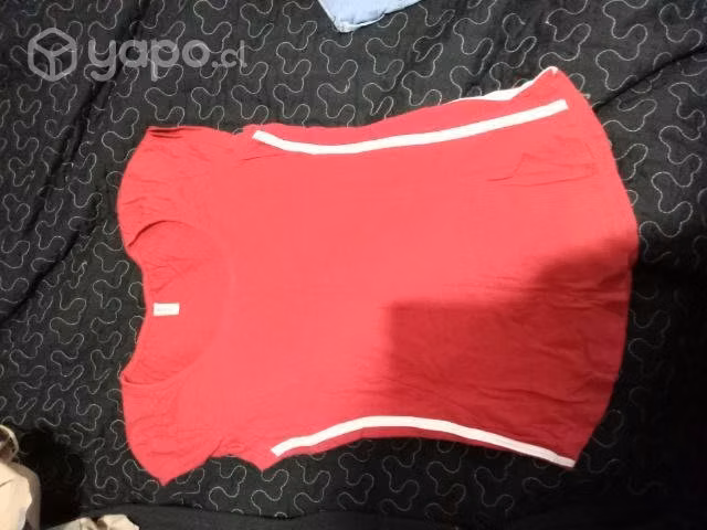 Polera corta roja talla S - Imagen 2