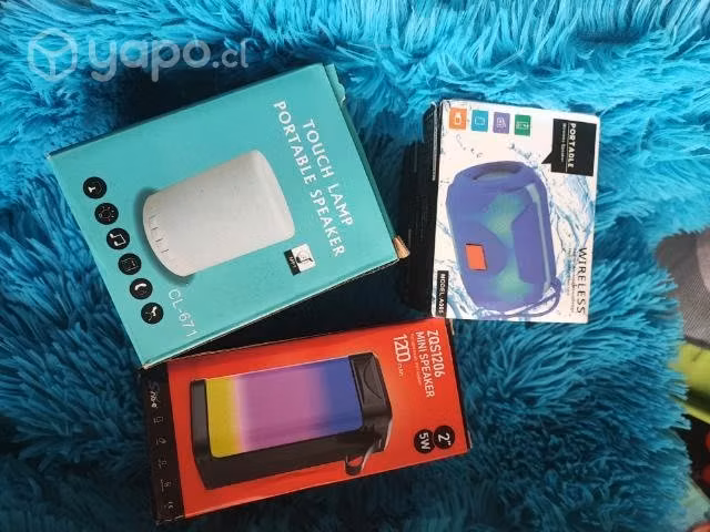 Parlantes portatiles Recargables