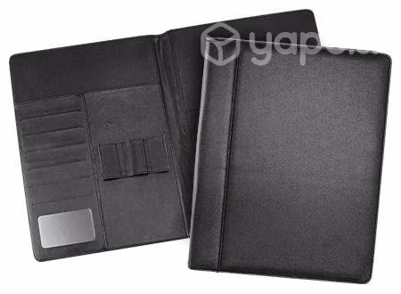Carpeta Eco-Cuero Negro A4 ECOFAMY