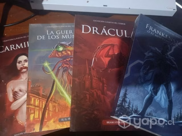 Colección de libros clásicos del terror