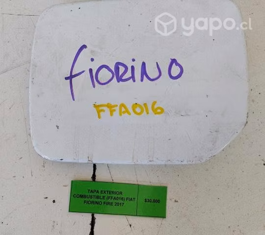 Tapa Exterior Combustible Fiorino Fire 2017