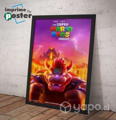 CUADRO SUPER MARIO BROS LA PELICULA 34x45cm - Imagen 6