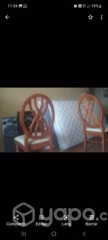 Comedor madera ovalado