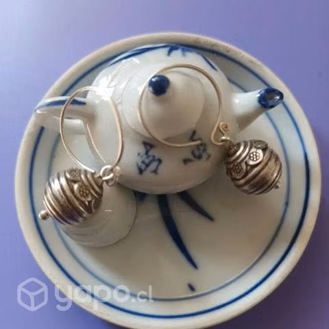 Pendientes plata de ley sterling 925 étnicos