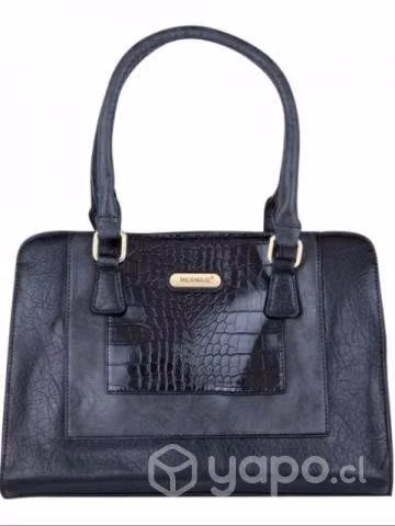 Cartera Elegante color Negro, el Mejor Regalo