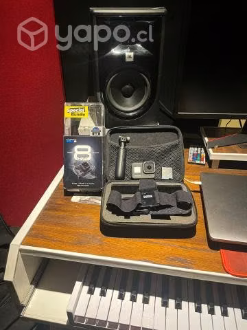 Go Pro 8 Black Bundle Edition Casi Nueva
