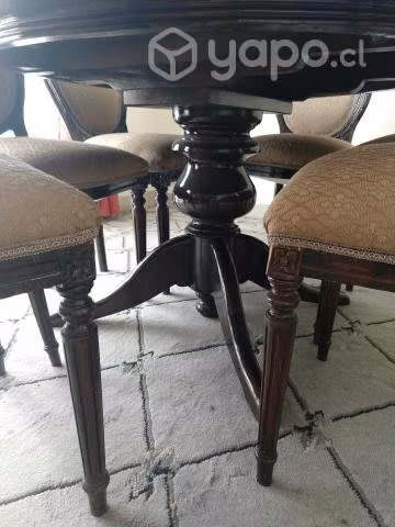 Comedor medallón 6 puestos