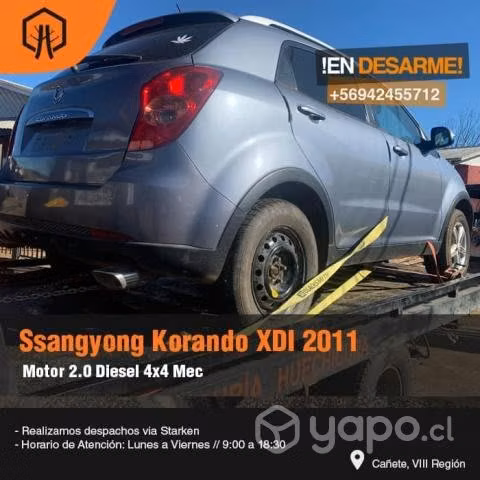 Computador ssangyong korando XDI 2011