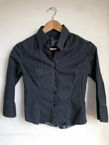 Blusa negra mujer