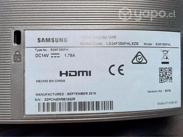 Monitor Full HD 24”