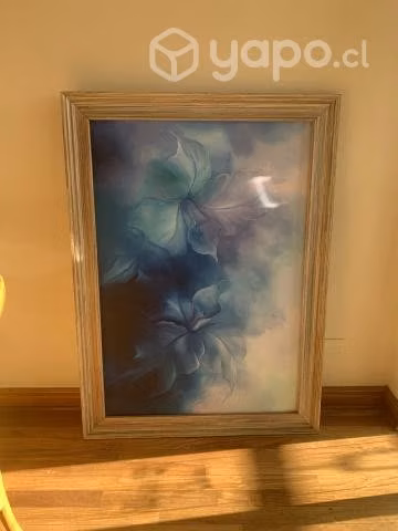 Hermoso cuadro en tonos azules