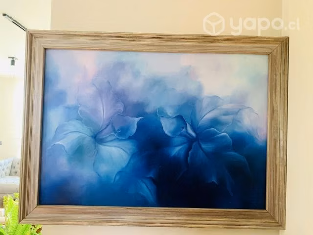Hermoso cuadro en tonos azules