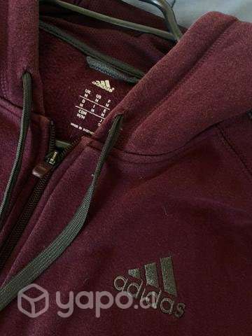 Poleron adidas Burdeo talla M - Imagen 2