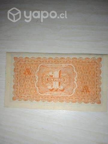 Billete 1 peso 1943 - Imagen 2