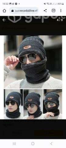 Conjunto gorro y bufanda invierno - Imagen 3