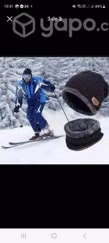 Conjunto gorro y bufanda invierno