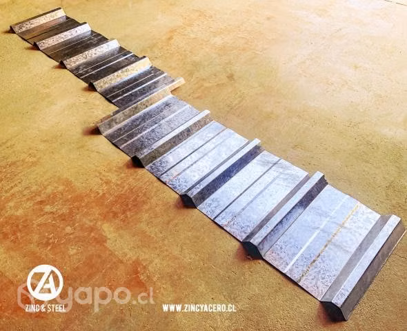 Planchas de ZINC -(0,4) Largo a Pedido