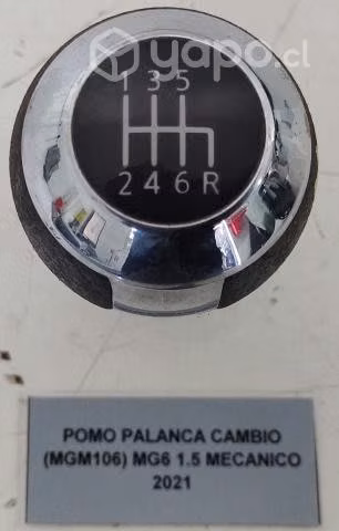 Pomo Palanca Cambio MG 6 1.5 Mecanico 2021